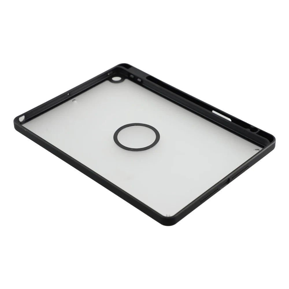 Tablet Case for iPad 10.2 (2021)  /  (2020)  /  (2019) Matte Magnetic Cover with Pencil Slot Shockproof TPU + PC Shell - Matte Black - 7