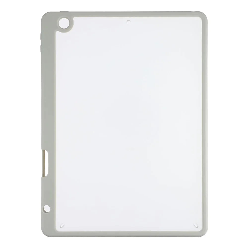 Case for iPad 10.2 (2021) / (2020) / (2019) Anti Drop Matte PC + TPU Protective Cover with Pencil Holder - Matte Grey - 2