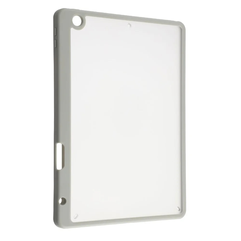 Case for iPad 10.2 (2021) / (2020) / (2019) Anti Drop Matte PC + TPU Protective Cover with Pencil Holder - Matte Grey - 4