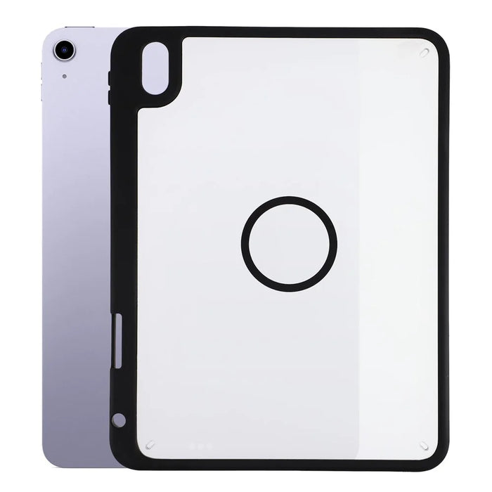 Tablet Case for iPad 10.9 (2025)  /  (2022) Matte Magnetic Cover with Pencil Slot Shockproof TPU + PC Shell - Matte Black - 1