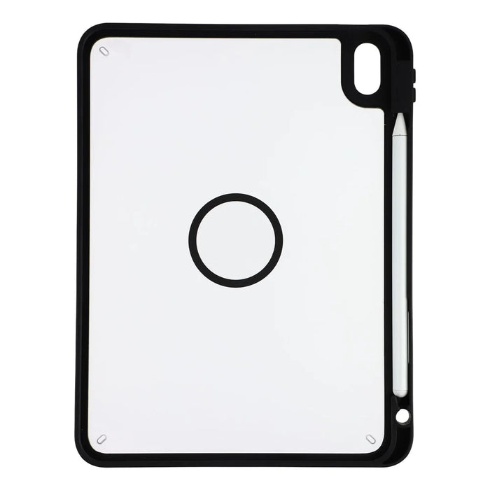 Tablet Case for iPad 10.9 (2025)  /  (2022) Matte Magnetic Cover with Pencil Slot Shockproof TPU + PC Shell - Matte Black - 3