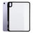 For iPad (2025) / iPad 10.9 (2022) Case Anti Drop Matte PC + TPU Protective Cover with Pencil Holder - Matte Black - 1