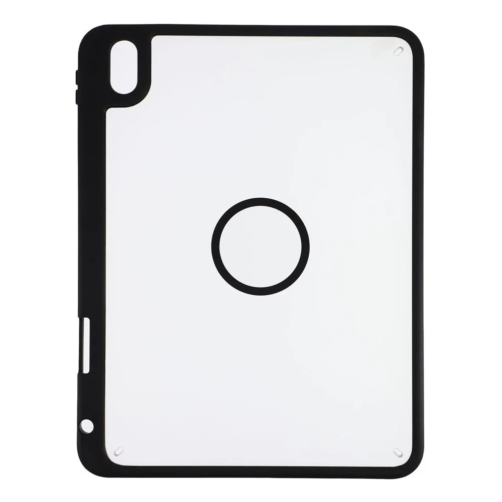 Tablet Case for iPad Air 11 (2026)  /  (2025)  /  (2024)  /  Air (2022)  /  Air (2020) Matte Magnetic Cover with Pencil Slot Shockproof TPU + PC Shell - Matte Black - 2