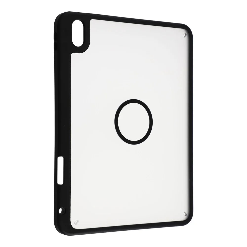 Tablet Case for iPad Air 11 (2026)  /  (2025)  /  (2024)  /  Air (2022)  /  Air (2020) Matte Magnetic Cover with Pencil Slot Shockproof TPU + PC Shell - Matte Black - 4