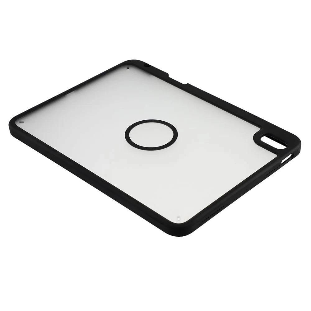 Tablet Case for iPad Air 11 (2026)  /  (2025)  /  (2024)  /  Air (2022)  /  Air (2020) Matte Magnetic Cover with Pencil Slot Shockproof TPU + PC Shell - Matte Black - 6