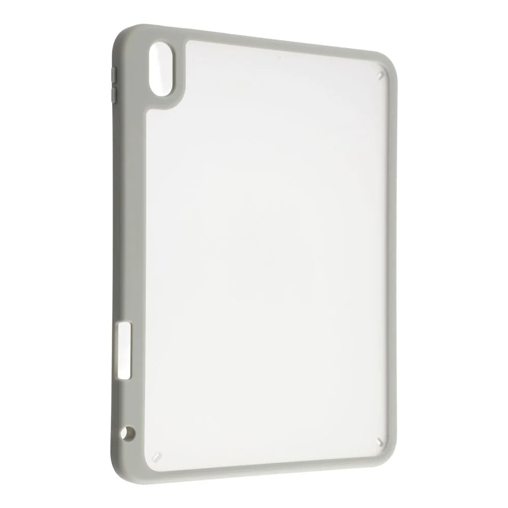 Tablet Case for iPad Air 11 (2026)  /  (2025)  /  (2024)  /  Air (2022)  /  Air (2020) Matte Cover with Pencil Slot Shockproof TPU + PC Shell - Matte Grey - 4