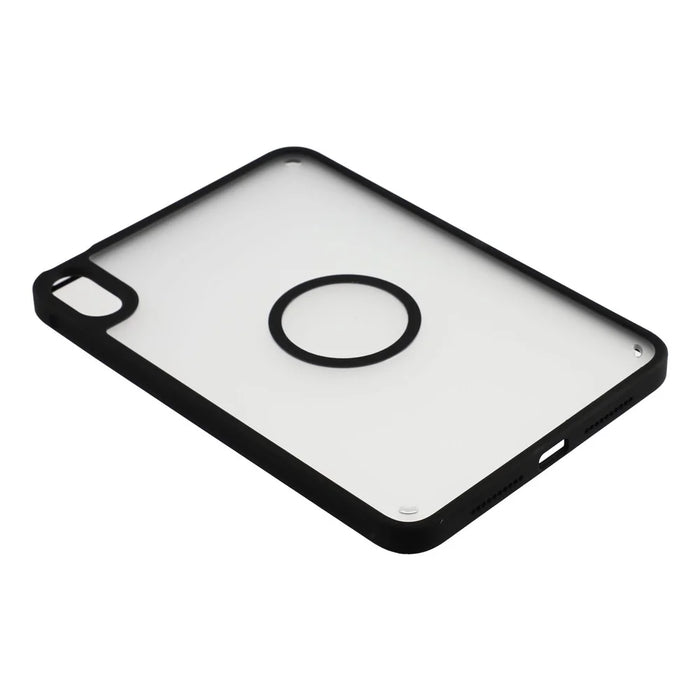 Tablet Case for iPad mini (2024)  /  (2021) Matte Magnetic Cover Shockproof TPU + PC Shell - Matte Black - 5