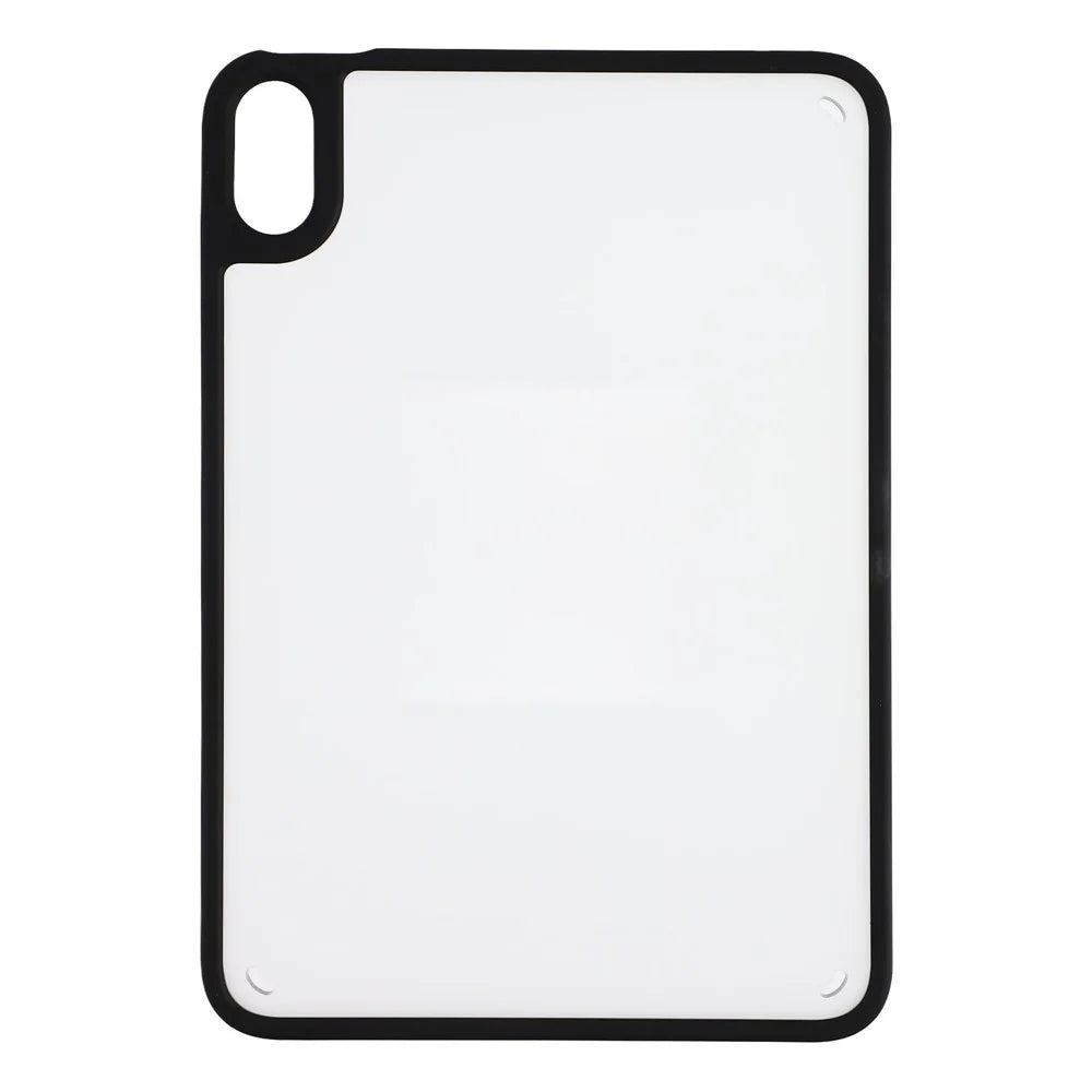 For iPad mini (2024) / (2021) Case Matte PC + TPU Drop Protection Back Cover - Matte Black - 2