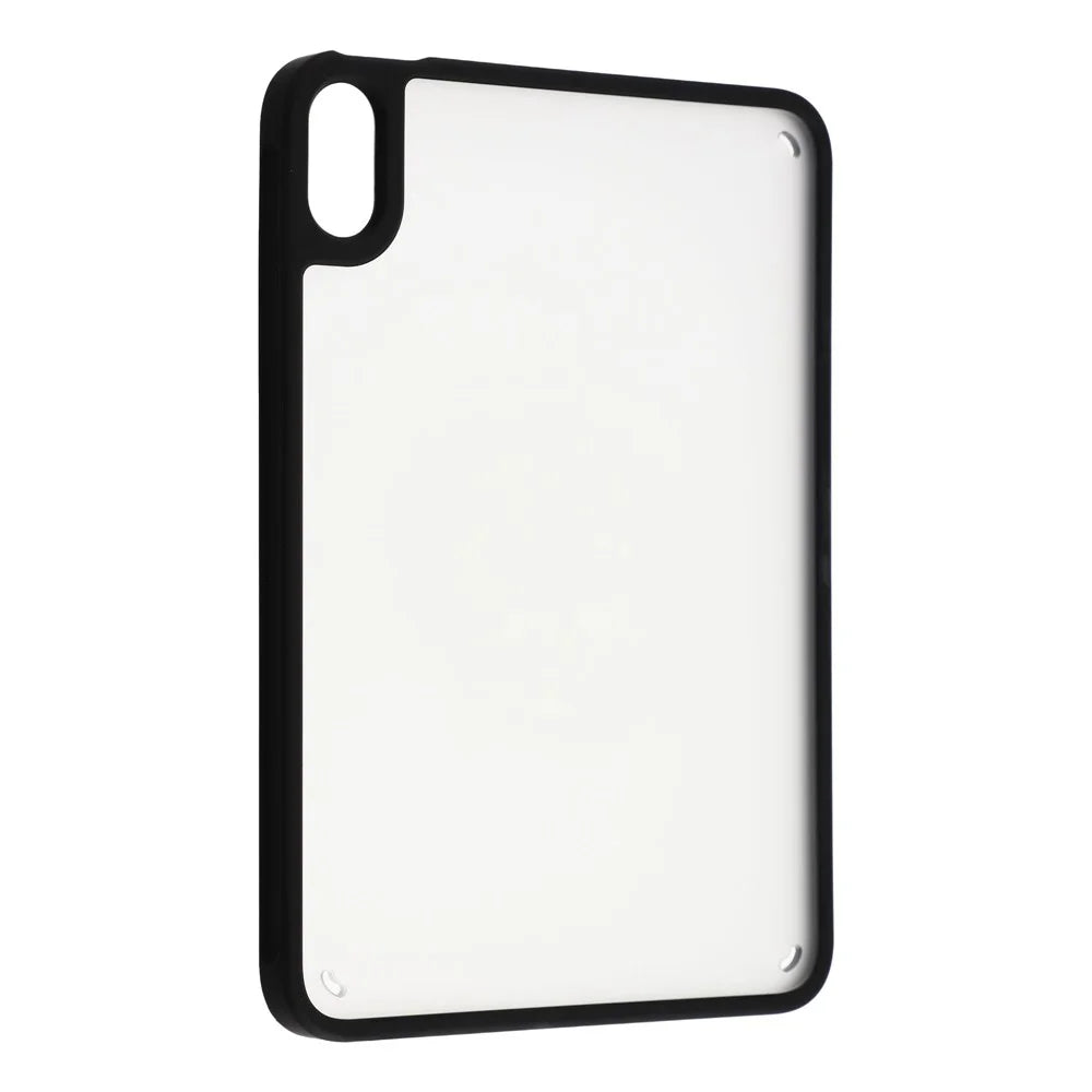 For iPad mini (2024) / (2021) Case Matte PC + TPU Drop Protection Back Cover - Matte Black - 3