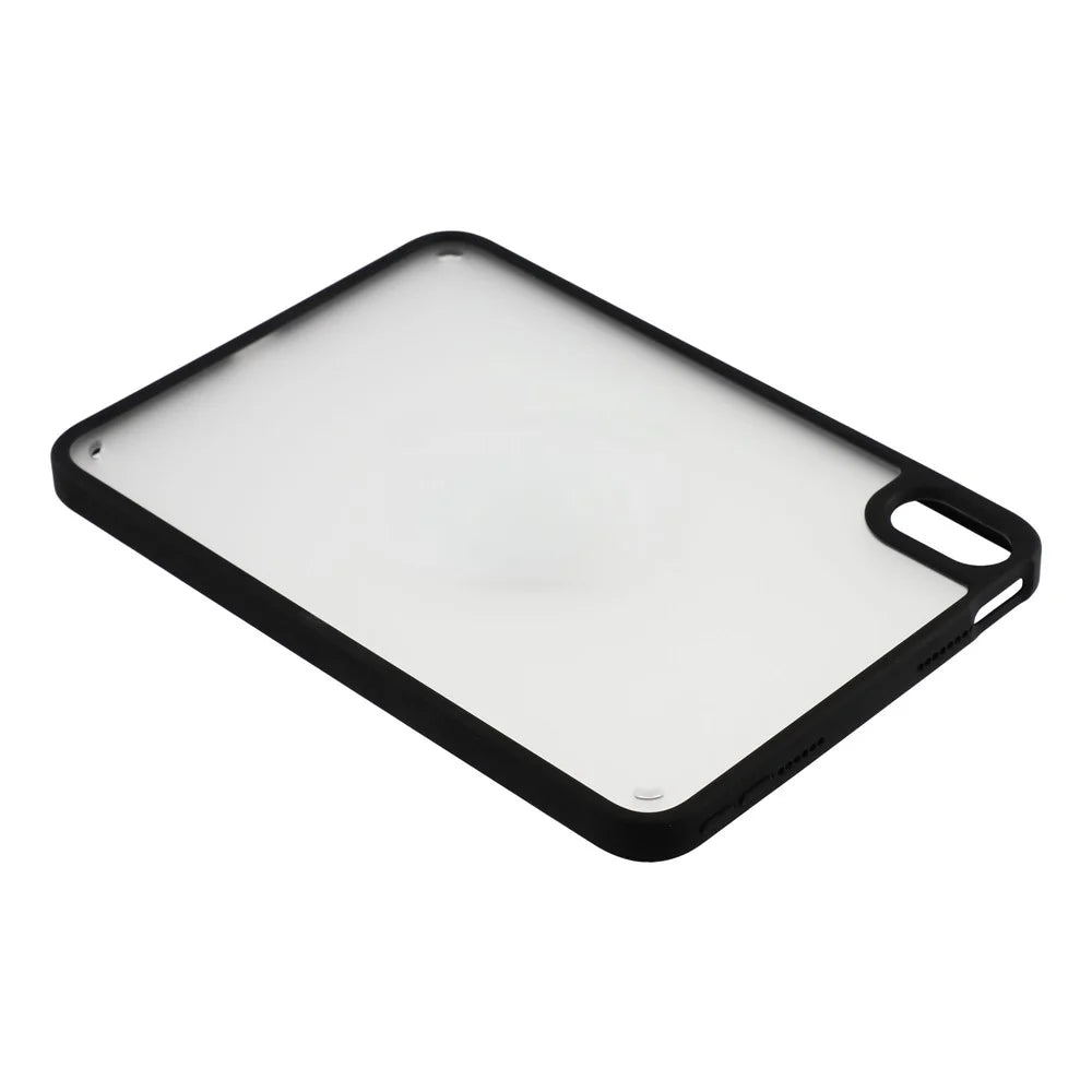 For iPad mini (2024) / (2021) Case Matte PC + TPU Drop Protection Back Cover - Matte Black - 4