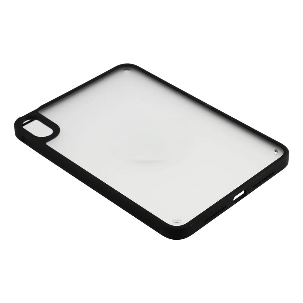 For iPad mini (2024) / (2021) Case Matte PC + TPU Drop Protection Back Cover - Matte Black - 5