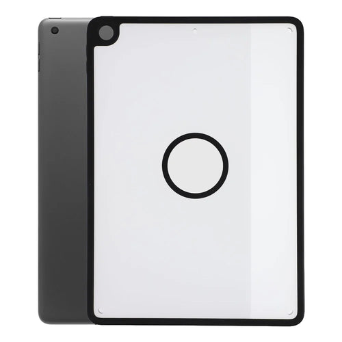 Tablet Case for iPad 10.2 (2021)  /  (2020)  /  (2019) Matte Magnetic Cover Shockproof TPU + PC Shell - Matte Black - 1
