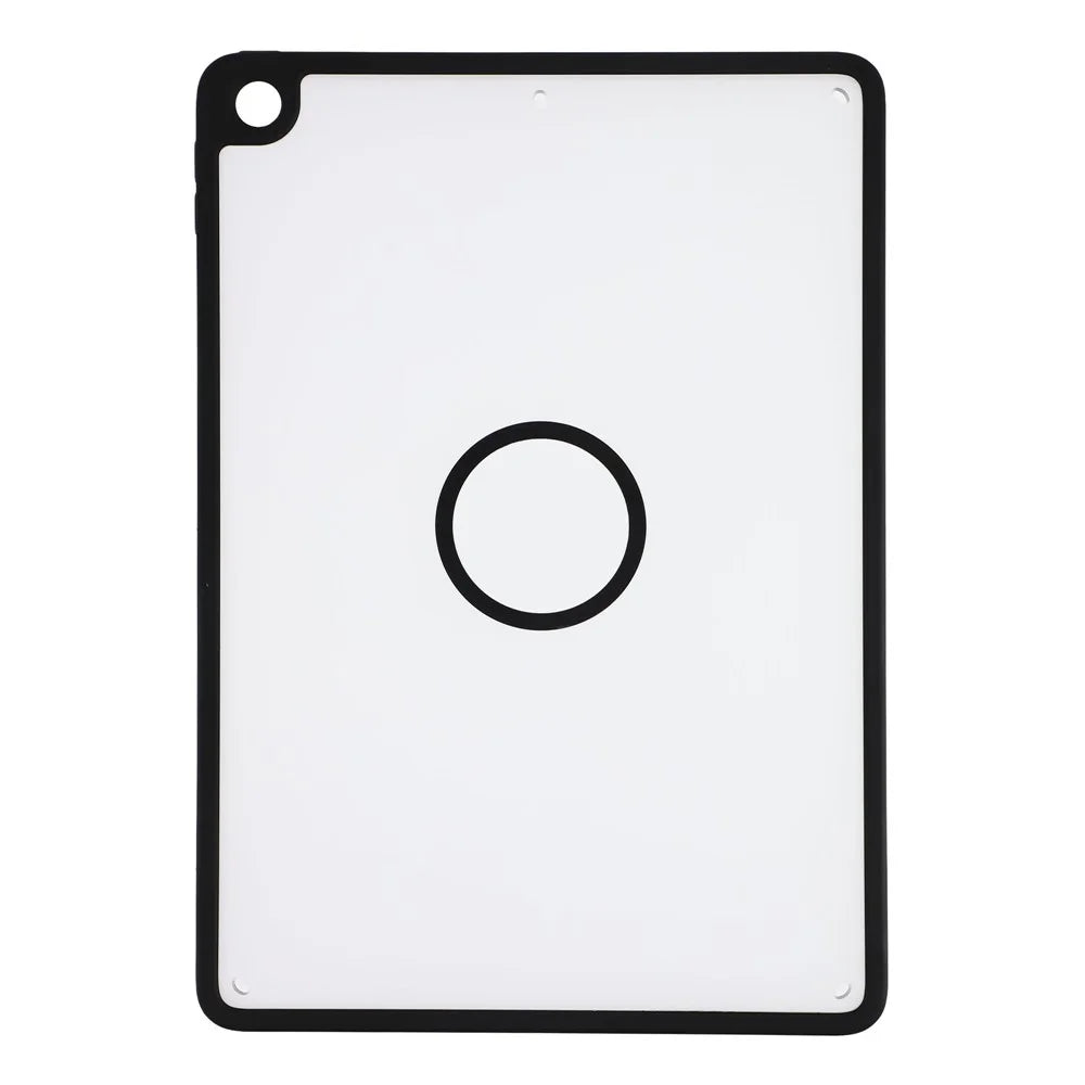 Tablet Case for iPad 10.2 (2021)  /  (2020)  /  (2019) Matte Magnetic Cover Shockproof TPU + PC Shell - Matte Black - 2