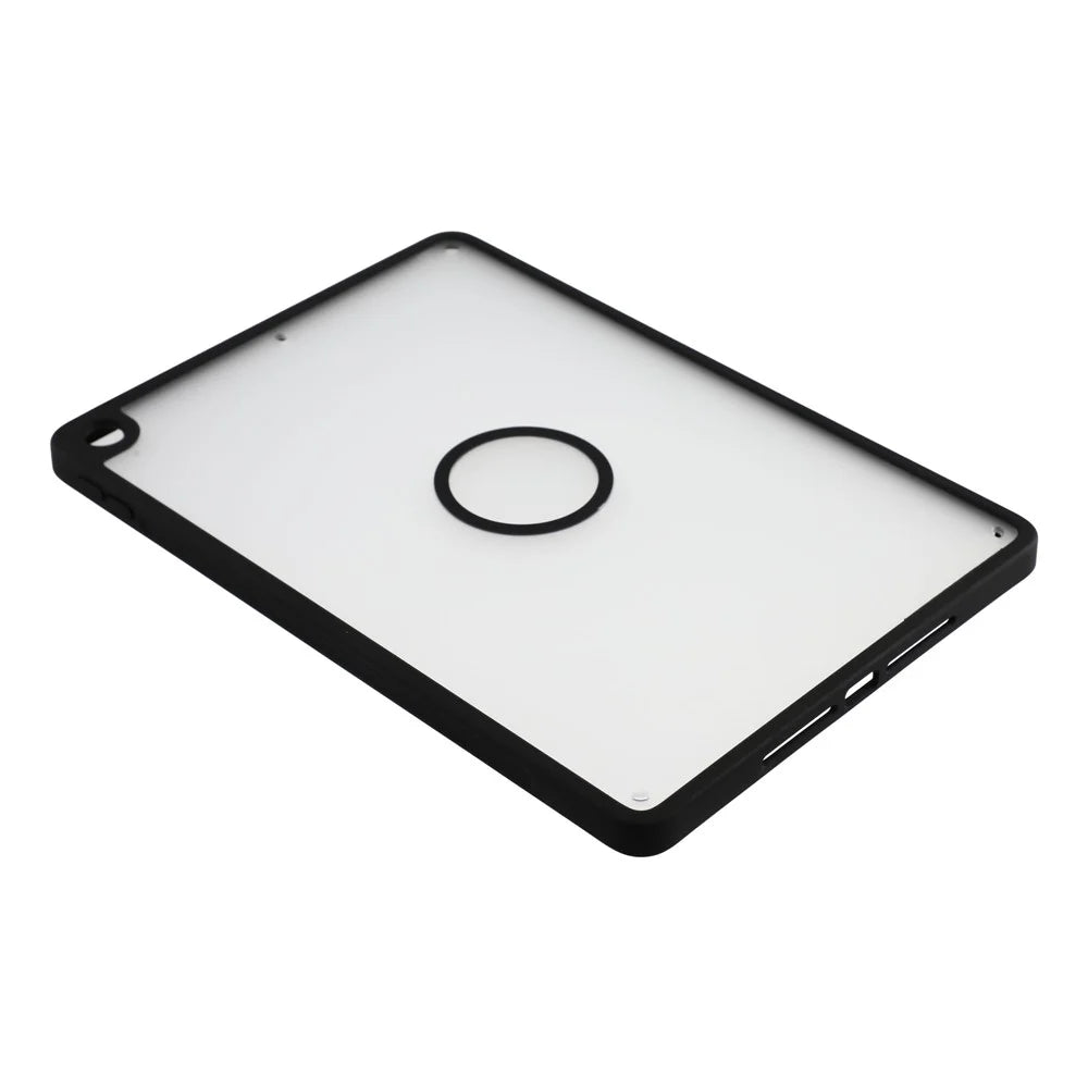 Tablet Case for iPad 10.2 (2021)  /  (2020)  /  (2019) Matte Magnetic Cover Shockproof TPU + PC Shell - Matte Black - 4