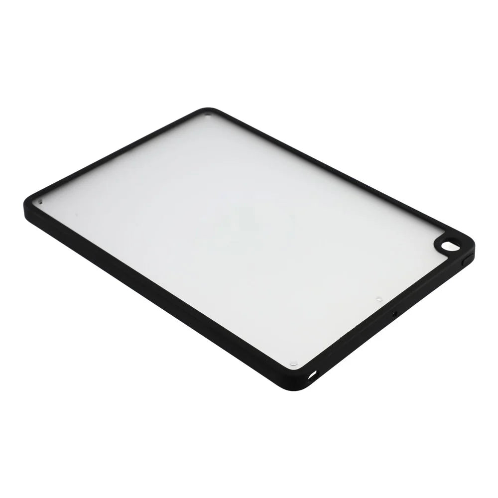 Case for iPad 10.2 (2021) / (2020) / (2019) Matte PC + TPU Drop Protection Back Cover - Matte Black - 5