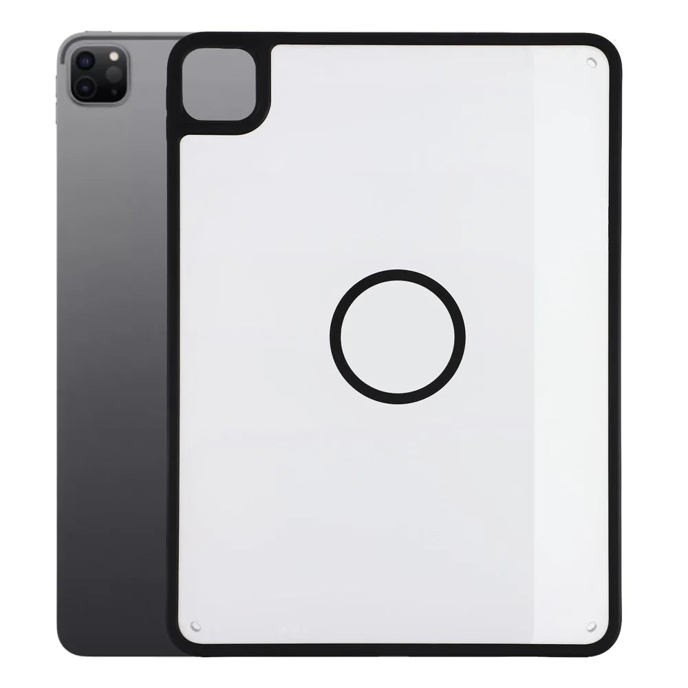 Tablet Case for iPad Pro 11 (2022)  /  (2021)  /  (2020)  /  (2018) Matte Magnetic Cover Shockproof TPU + PC Shell - Matte Black - 1