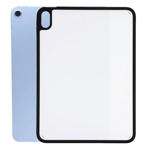 For iPad (2025) / iPad 10.9 (2022) Case Matte PC + TPU Drop Protection Back Cover - Matte Black - 1