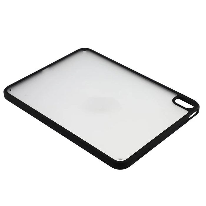 For iPad (2025) / iPad 10.9 (2022) Case Matte PC + TPU Drop Protection Back Cover - Matte Black - 4