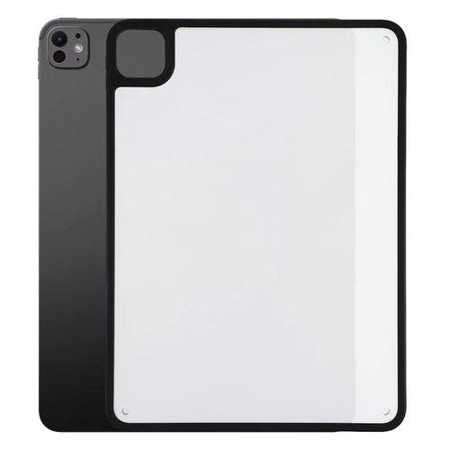 For iPad Pro 11 (2025) / (2024) Case Matte PC + TPU Drop Protection Back Cover - Matte Black - 1