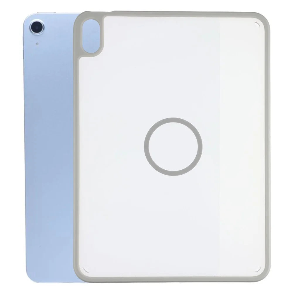 Tablet Case for iPad Air 11 (2026)  /  (2025)  /  (2024)  /  Air (2022)  /  Air (2020) Matte Magnetic Cover Shockproof TPU + PC Shell - Matte Grey - 1