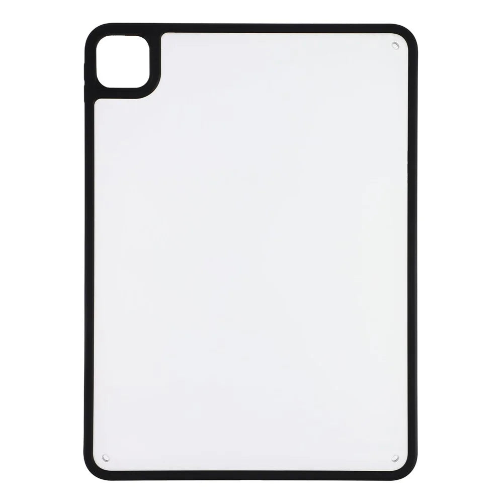 Case for iPad Air 13 (2025)  /  (2024)  /  iPad Pro 11 (2022)  /  (2021)  /  (2020)  /  (2018) Matte PC + TPU Drop Protection Back Cover - Matte Black - 2