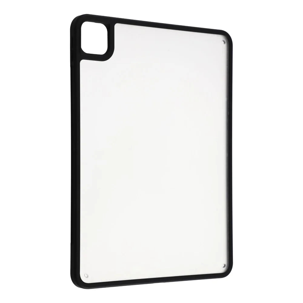 Case for iPad Air 13 (2025)  /  (2024)  /  iPad Pro 11 (2022)  /  (2021)  /  (2020)  /  (2018) Matte PC + TPU Drop Protection Back Cover - Matte Black - 3
