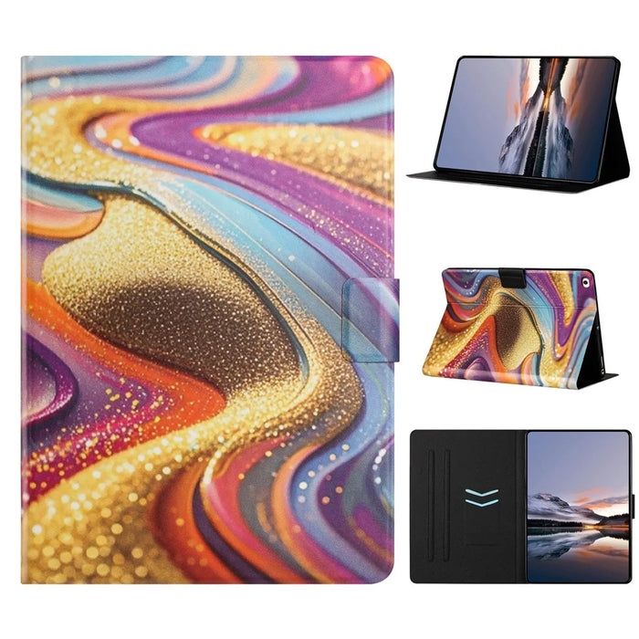 Tablet Case for iPad Mini  /  Mini 2  /  mini 3  /  mini 4  /  mini (2019) 7.9 inch Litchi Texture TPU + PU Leather Protective Cover - Golden Sand - 1