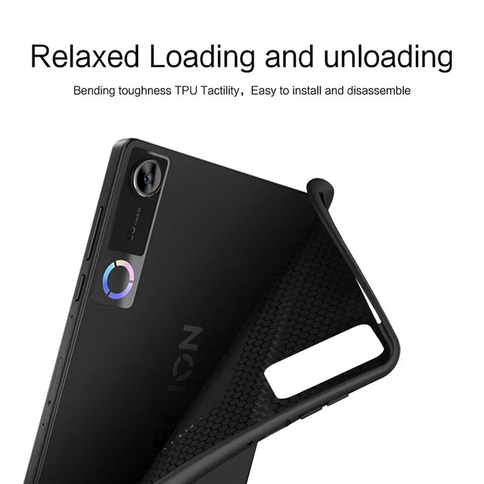 For Lenovo Legion Y700 (Gen 5) Tablet Case Shockproof TPU Protective Cover - Black - 5