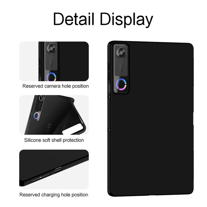 For Lenovo Legion Y700 (Gen 5) Tablet Case Shockproof TPU Protective Cover - Black - 6