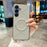 For Samsung Galaxy A57 5G Magnetic Case X-Patterned TPU PU Leather PC Anti-Drop Phone Cover - Grey - 2