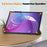 For Lenovo idea Tab Pro Gen 2 Case Anti-Drop Leather Stand Tablet Cover - Black - 6