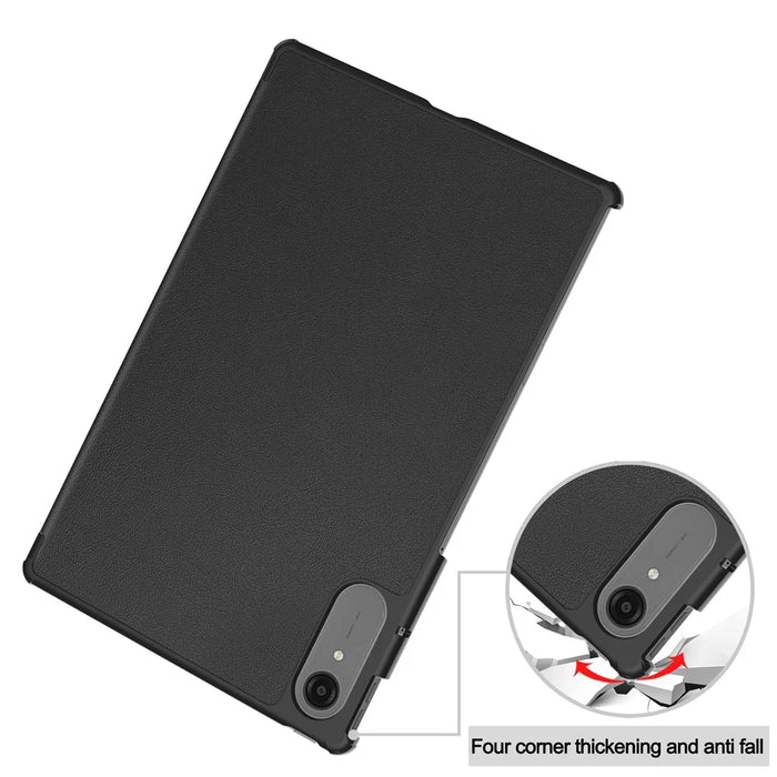 For Lenovo idea Tab Pro Gen 2 Case Anti-Drop Leather Stand Tablet Cover - Black - 7