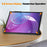 For Lenovo Idea Tab Pro Gen 2 Case Tri-fold Stand Pattern Print Leather Tablet Cover - Don't Touch Me - 5