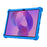 Tablet Case For Lenovo Tab K11 Gen 2  /  Idea Tab / Motorola Moto Pad 60 Neo Adjustable Kickstand Silicone Tablet Protective Cover - Dark Blue - 3