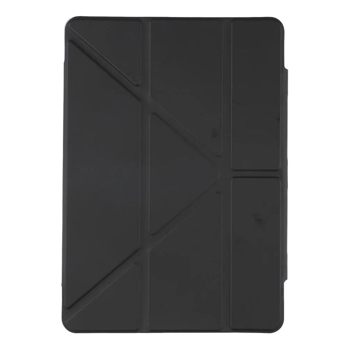 Case for iPad 10.2 (2021)  /  (2020)  /  (2019) Clear Hard Shell with Pencil Holder Smart Sleep Wake Stand Protective Cover - Black - 6