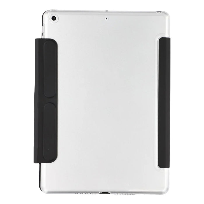 Case for iPad 10.2 (2021)  /  (2020)  /  (2019) Clear Hard Shell with Pencil Holder Smart Sleep Wake Stand Protective Cover - Black - 7