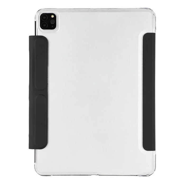 Case for iPad Pro 11 (2022)  /  (2021)  /  (2018)  /  (2010) Clear Hard Shell with Pencil Holder Smart Sleep Wake Stand Protective Cover - Black - 7