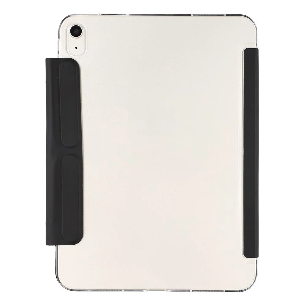 Case for iPad Air 11 (2026)  /  (2025)  /  (2024)  /  Air (2022)  /  Air (2020) Clear Hard Shell with Pencil Holder Smart Sleep Wake Stand Protective Cover - Black - 7