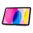 Case for iPad (2025)  /  10.9 (2022) Clear Hard Shell with Pencil Holder Smart Sleep Wake Stand Protective Cover - Black - 4