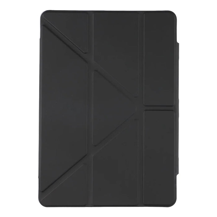 Case for iPad (2025)  /  10.9 (2022) Clear Hard Shell with Pencil Holder Smart Sleep Wake Stand Protective Cover - Black - 6