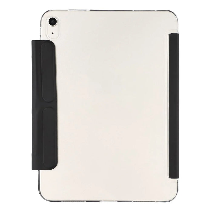 Case for iPad (2025)  /  10.9 (2022) Clear Hard Shell with Pencil Holder Smart Sleep Wake Stand Protective Cover - Black - 7