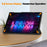 For Lenovo Tab Gen 5 / Legion Y700 (Gen 5) Case Anti-Drop Leather Stand Tablet Cover  - Black - 6