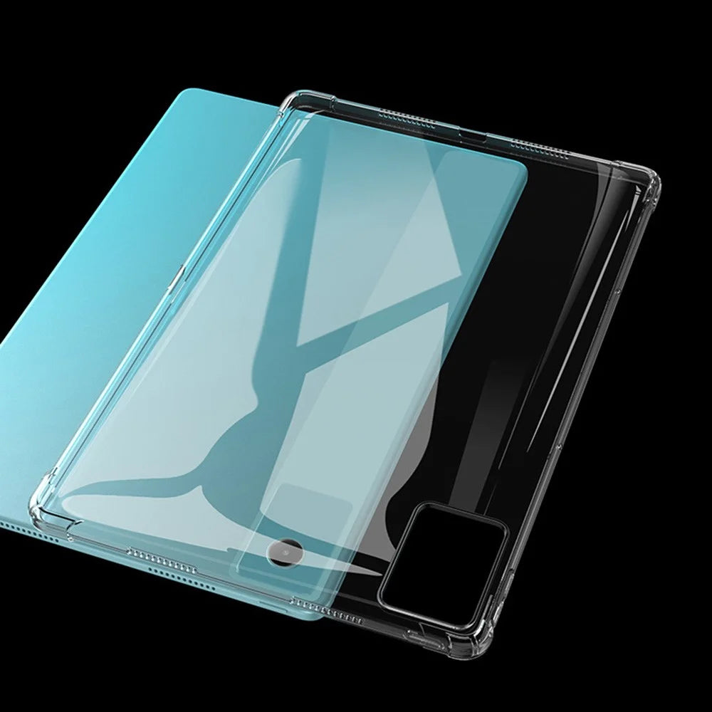 For Lenovo Idea Tab Plus Case Four Corner Shockproof Clear Tablet TPU Cover - Transparent - 2