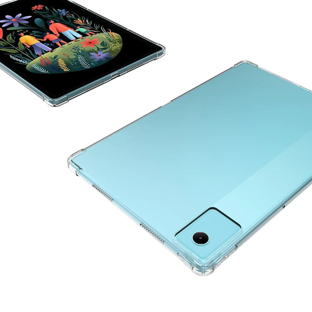 For Lenovo Idea Tab Plus Case Four Corner Shockproof Clear Tablet TPU Cover - Transparent - 5