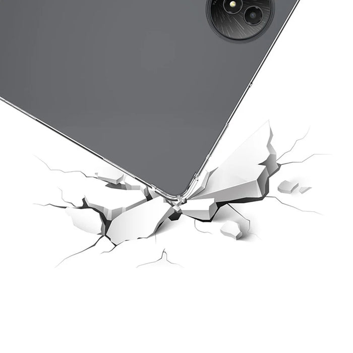 For TCL NxtPaper 11 Gen 2 Case Four Corner Shockproof Clear Tablet TPU Cover - Transparent - 4