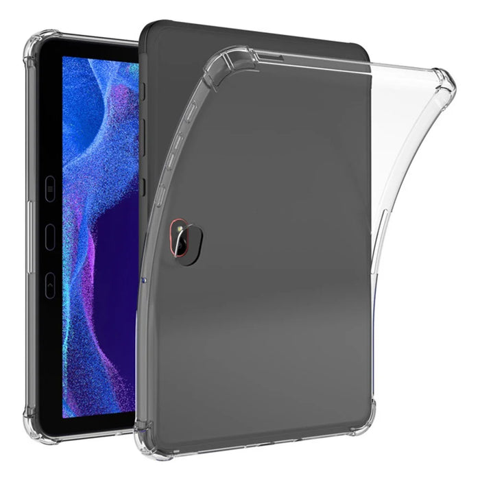 Case For Samsung Galaxy Tab Active5 Pro  /  Active Pro  /  Active4 Pro Four Corner Shockproof Clear Tablet TPU Cover - Transparent - 1