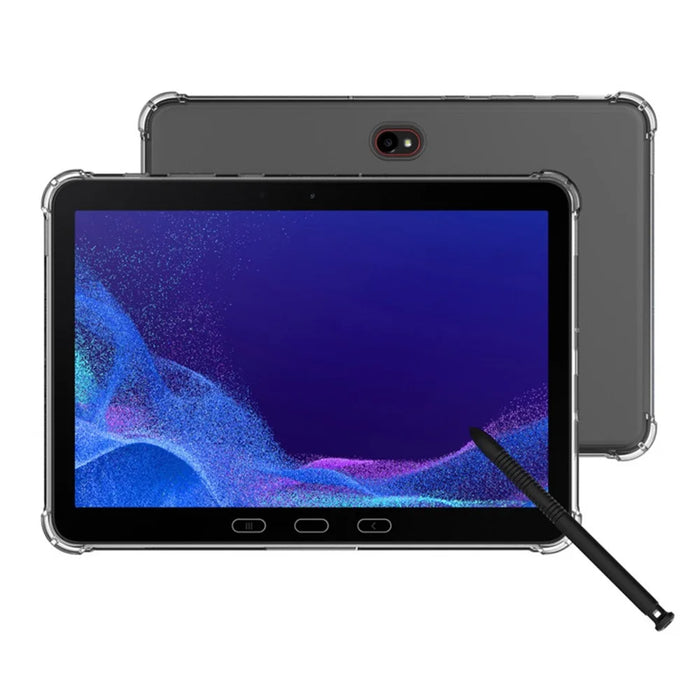 Case For Samsung Galaxy Tab Active5 Pro  /  Active Pro  /  Active4 Pro Four Corner Shockproof Clear Tablet TPU Cover - Transparent - 5
