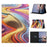 Tablet Case for iPad Air 11 (2025)  /  (2024)  /  Air (2022)  /  (2020) Litchi Texture TPU + PU Leather Protective Cover - Golden Sand - 1