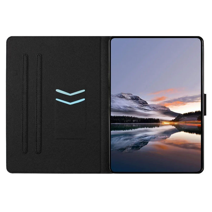 Tablet Case for iPad Air 11 (2025)  /  (2024)  /  Air (2022)  /  (2020) Litchi Texture TPU + PU Leather Protective Cover - Golden Sand - 3