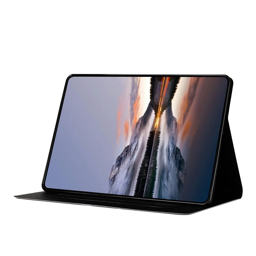 Tablet Case for Samsung Galaxy Tab S5e SM-T725  /  SM-T720 Litchi Texture TPU + PU Leather Protective Cover - Golden Sand - 3